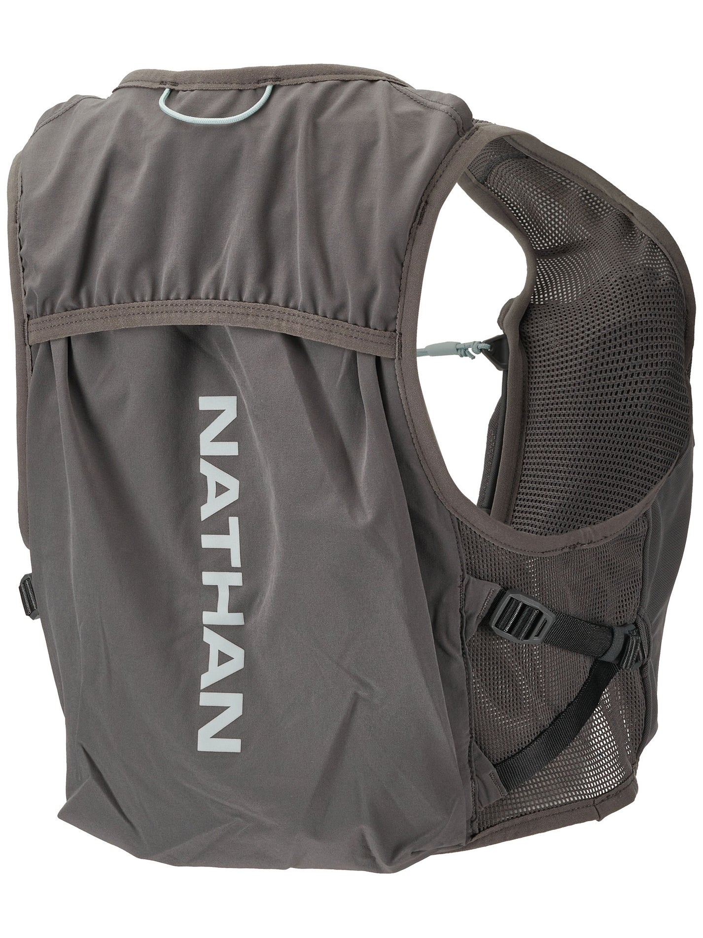 Back view of Nathan Women's Pinnacle vest in green color