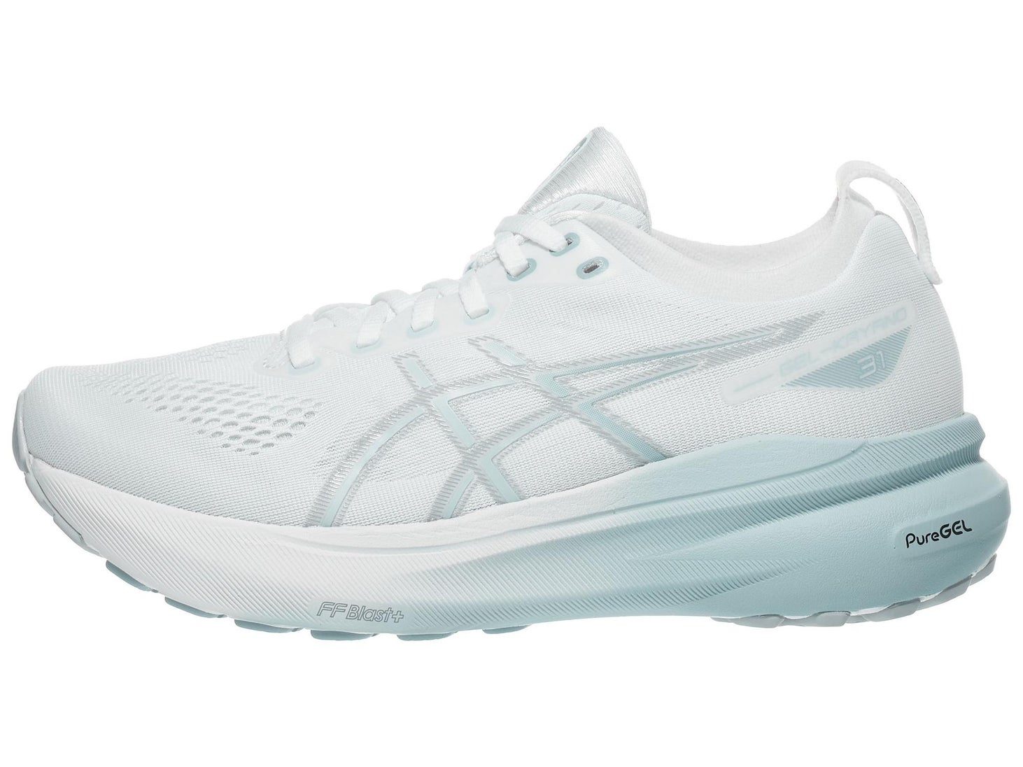 ASICS Gel Kayano 31 Women's Shoes White/Dolphin Grey | Running Warehouse