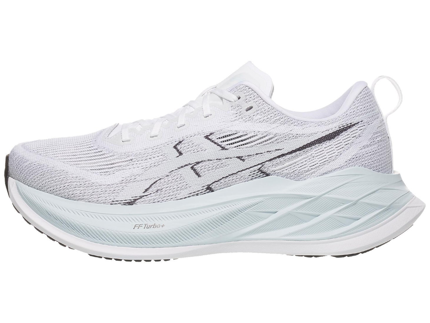 ASICS Superblast in light blue and gray