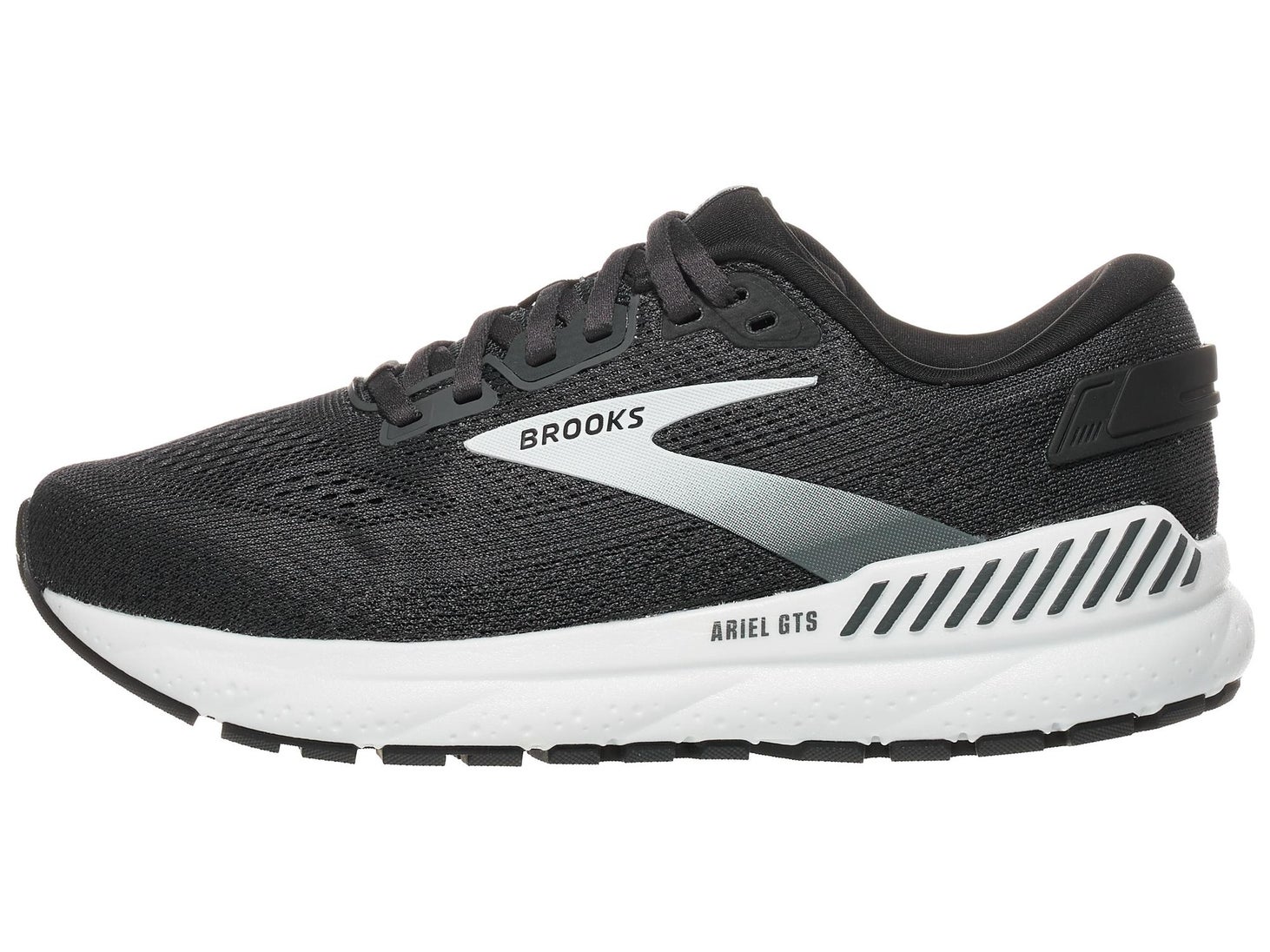 Brooks Ariel GTS 24 Women's Shoes Ebony/Black/White | Running Warehouse