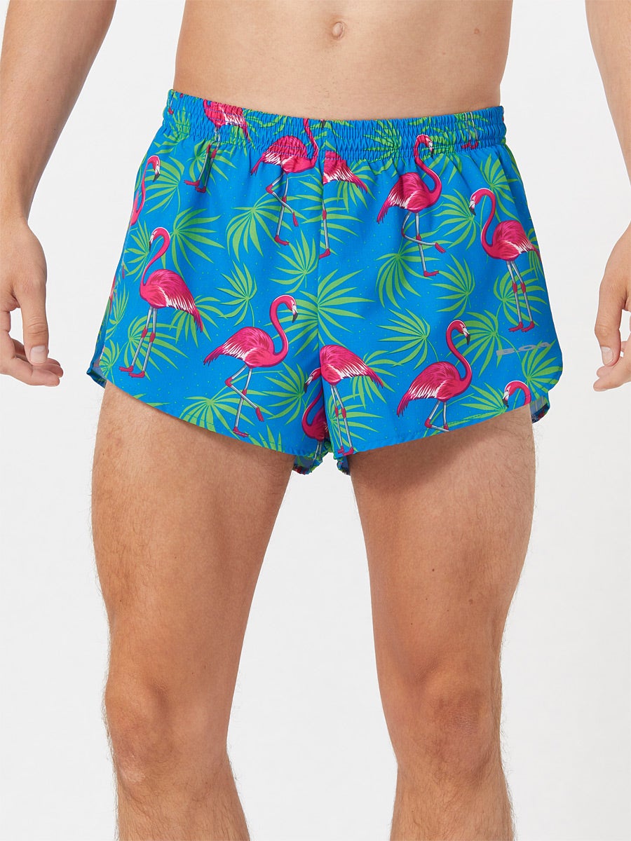 Boa Mens 1 Elite Split Short Flamingo Tq Running Warehouse