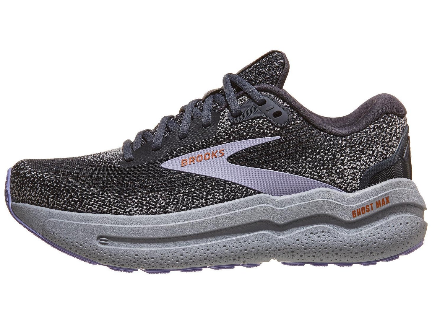 Brooks Ghost Max 2 Women's Shoes Ebony/Lavender/Alloy | Running Warehouse