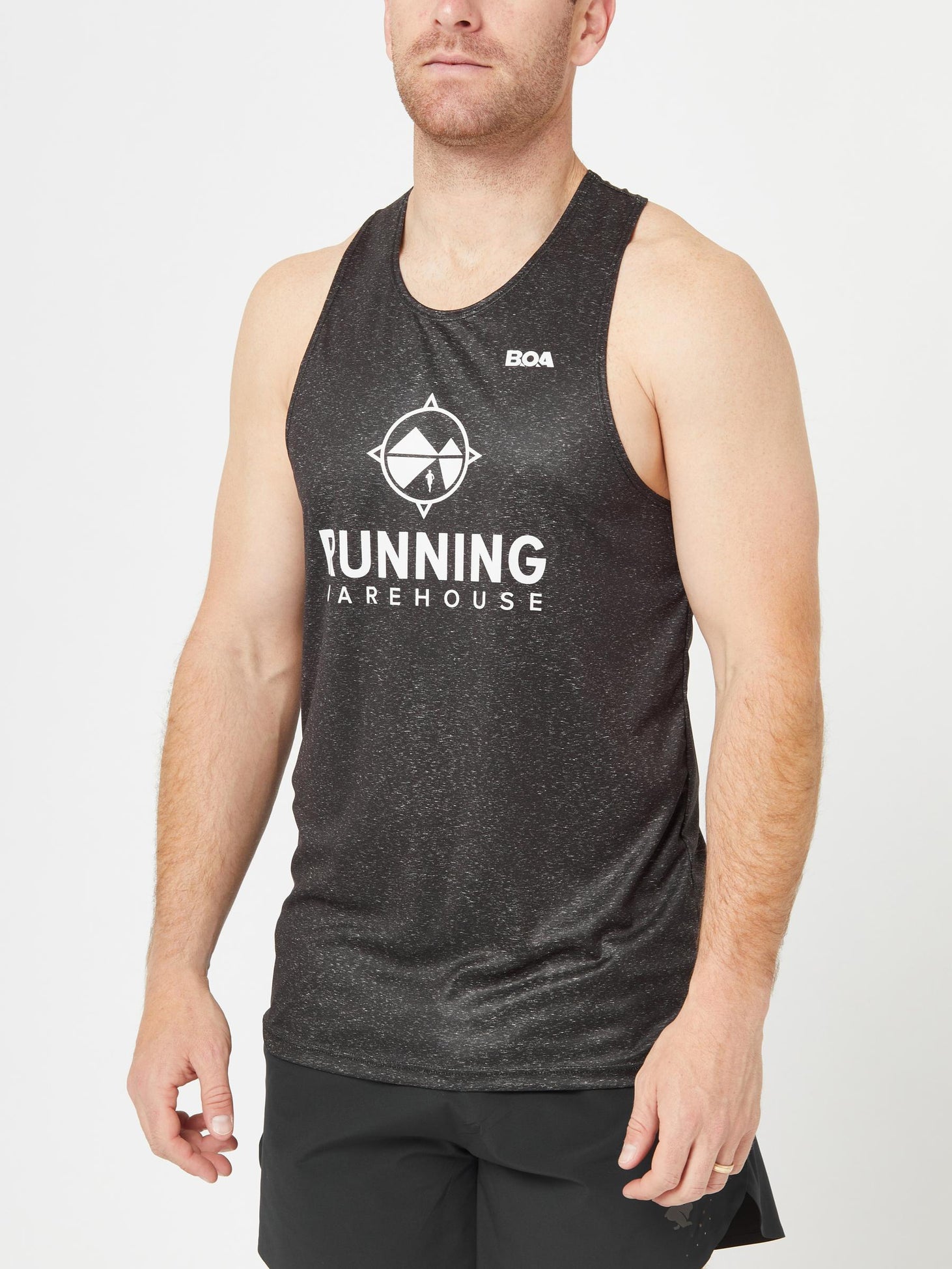 BOA Men's Running Warehouse Singlet Running Warehouse