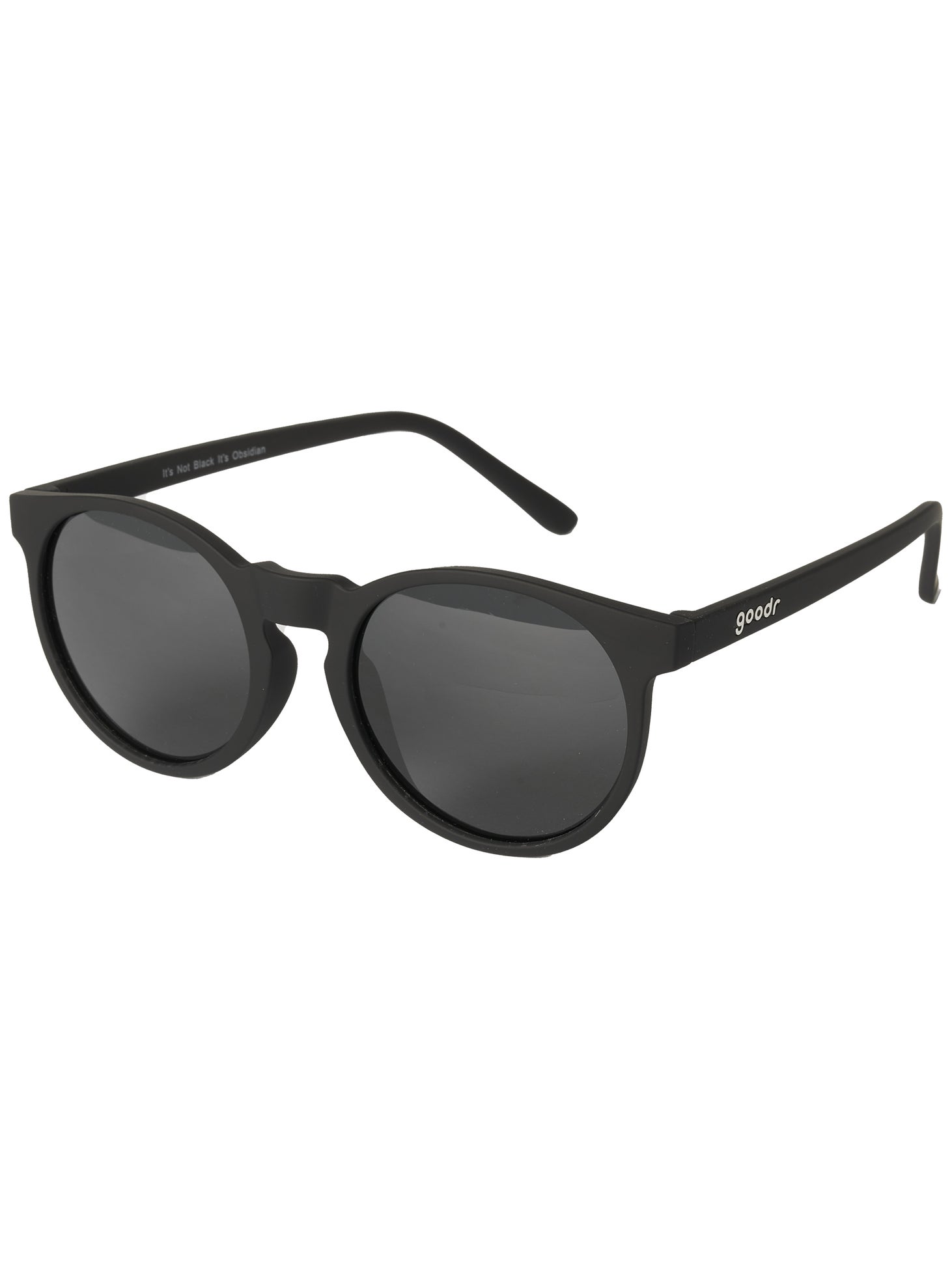 goodr Circle G Sunglasses It's Not Black It's Obsidian Running Warehouse