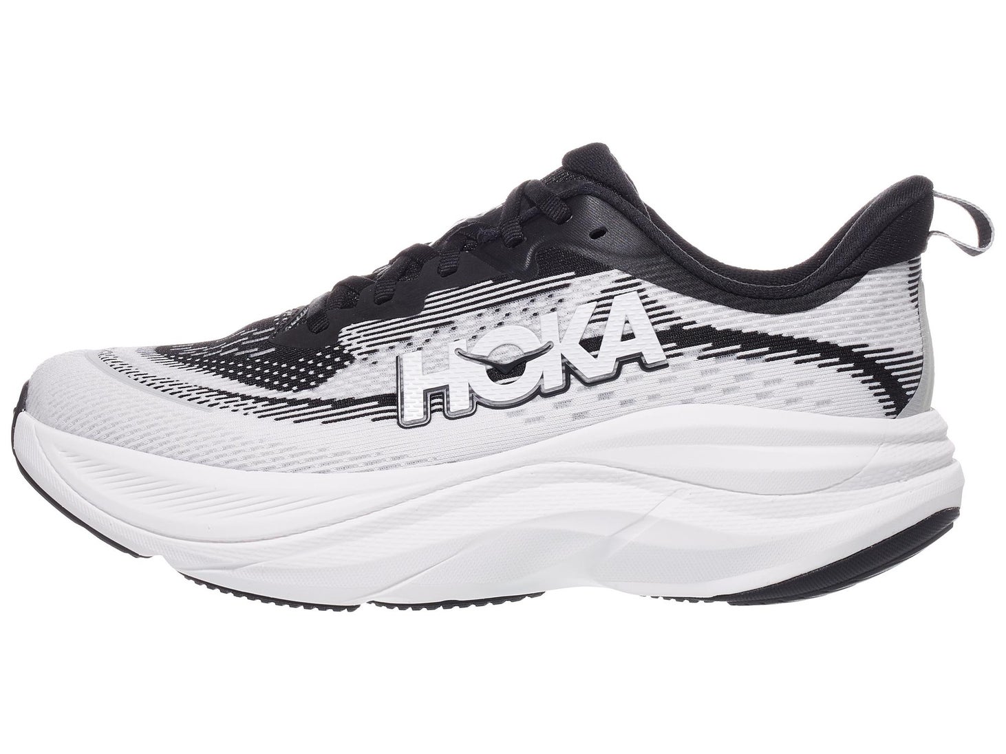 HOKA Skyflow Women's Shoes Black/White | Running Warehouse