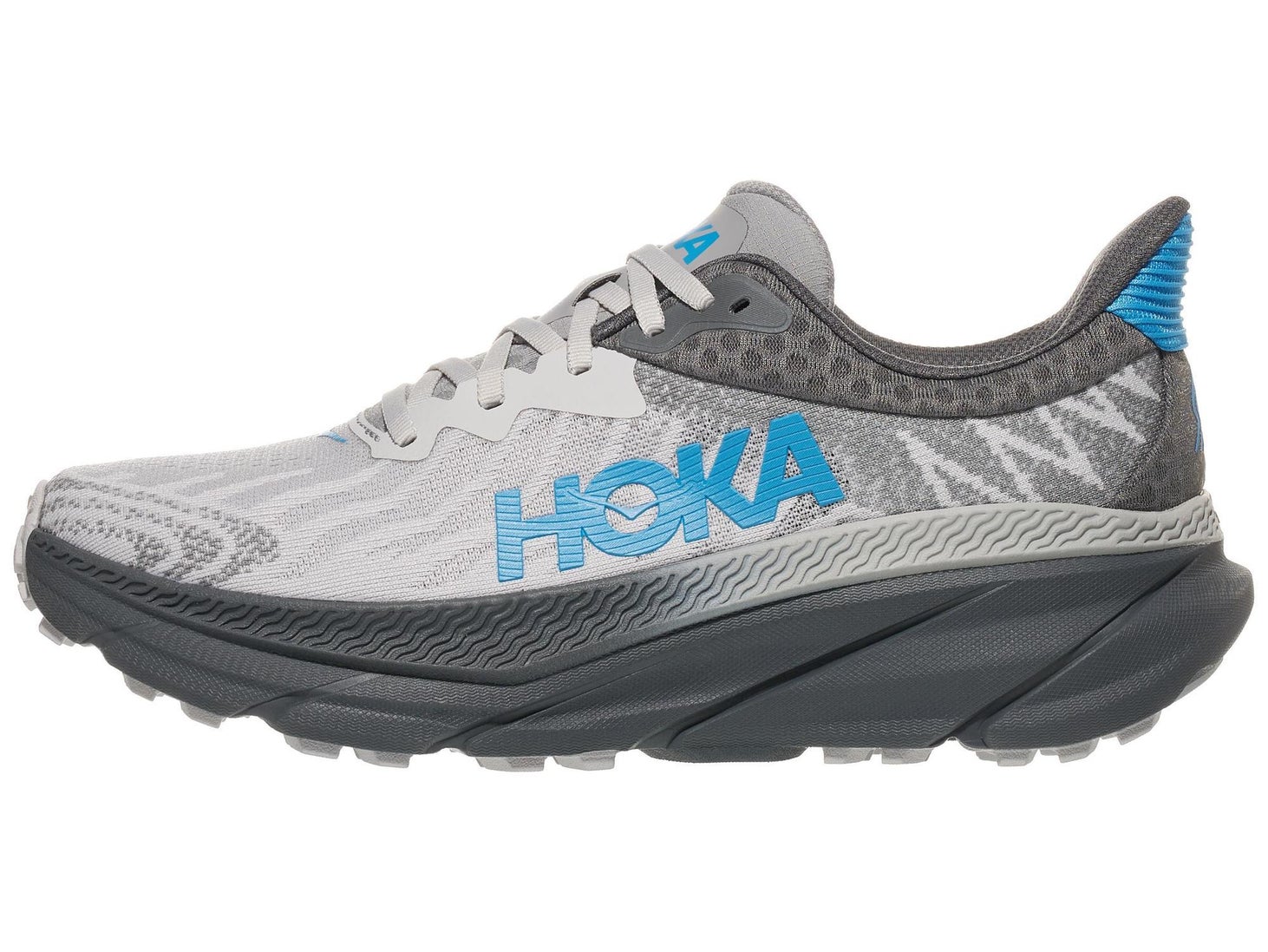 HOKA Challenger 7 in gray color - Best HOKA Trail Shoe for Lightweight Comfort