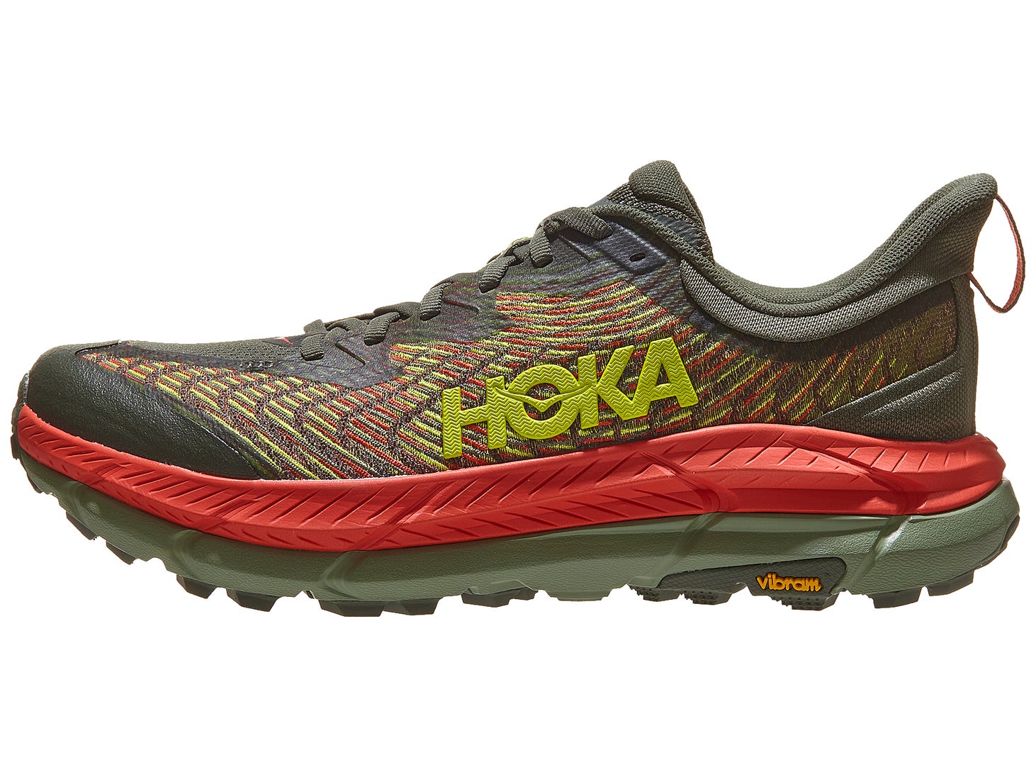HOKA Mafate Speed 4 Men's Shoes Thyme/Fiesta Running Warehouse