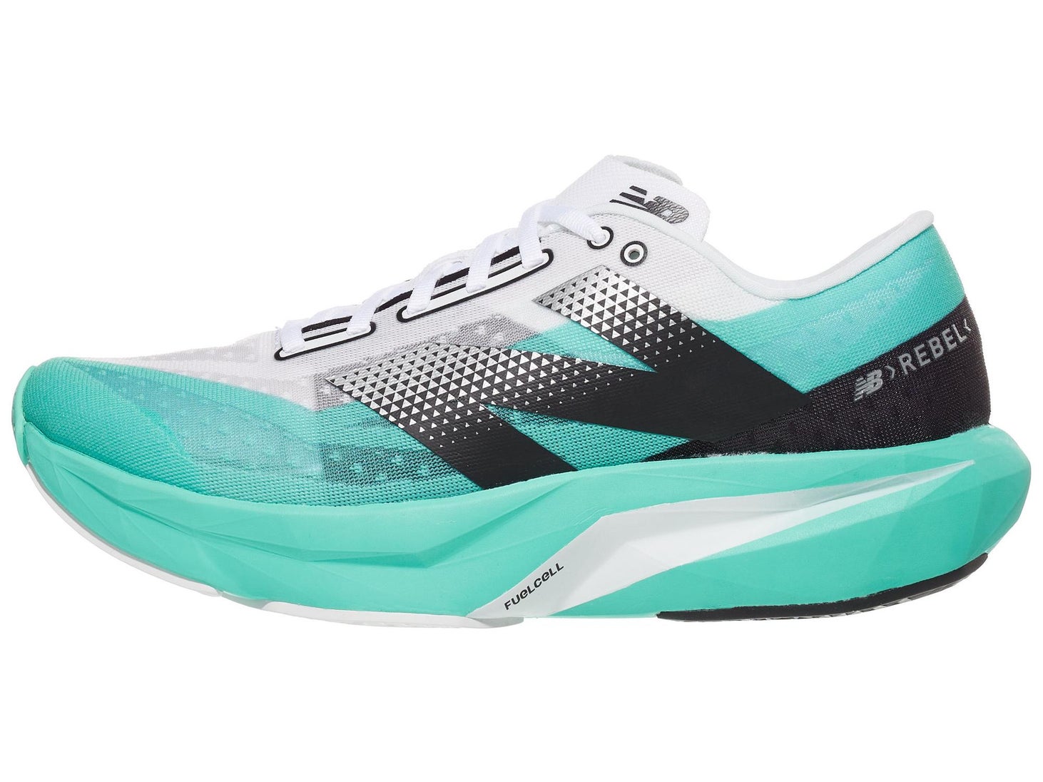 New Balance FuelCell Rebel v4 Men's Shoes Cyber Jade/Wh Running Warehouse