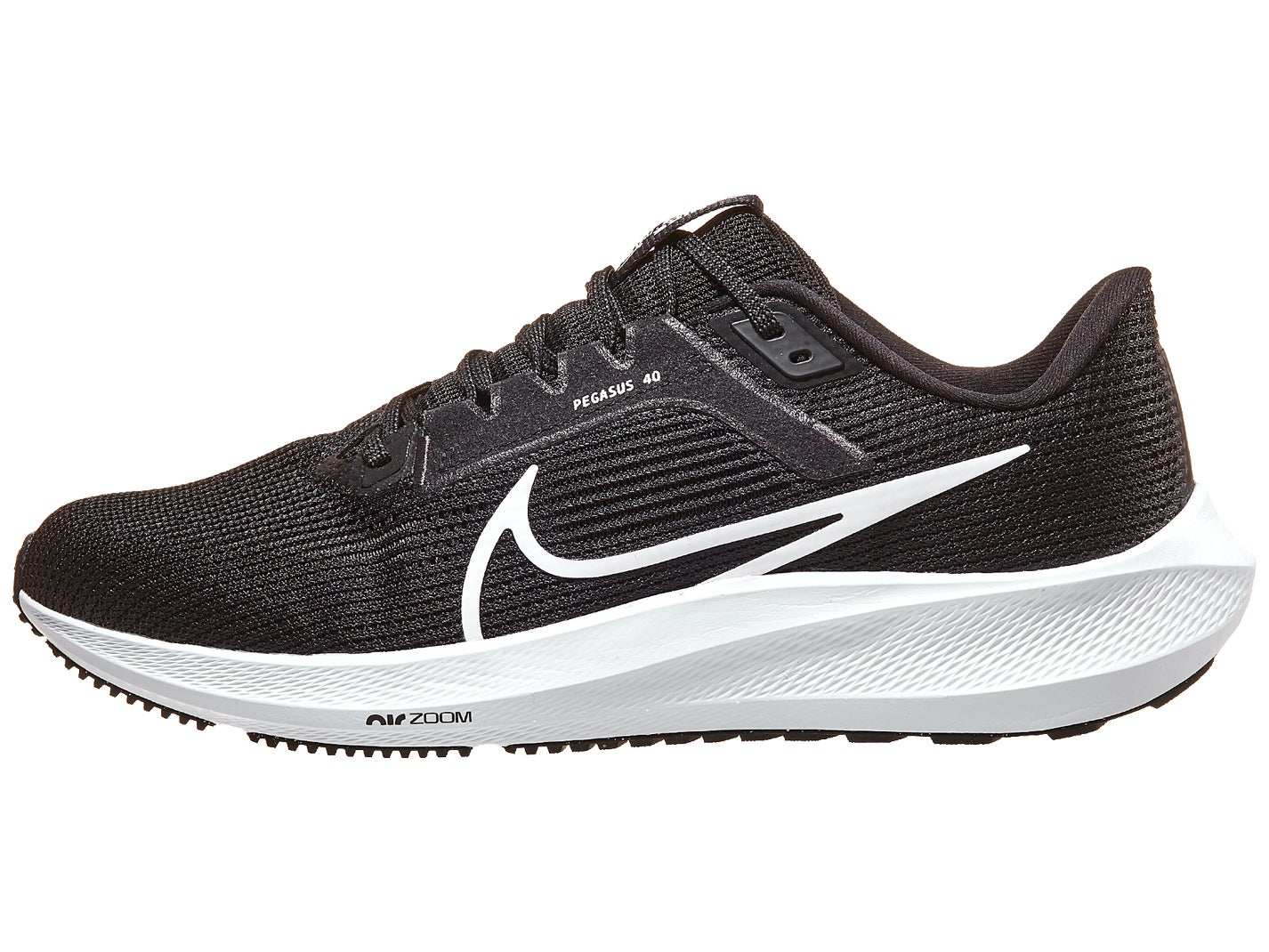 Nike Pegasus 40 Men's Shoes Black/White/Iron Grey Running Warehouse
