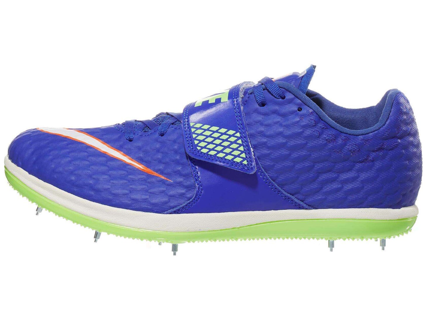 Nike Zoom High Jump Elite Spikes Unisex Blue/White/Lime Running Warehouse