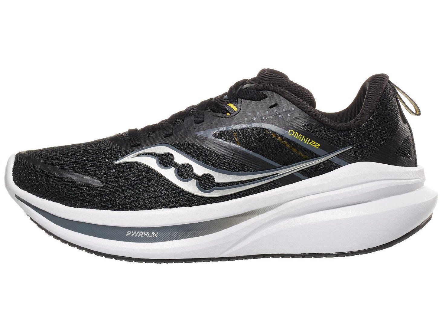 Saucony Omni 22 Men's Shoes Black/White | Running Warehouse