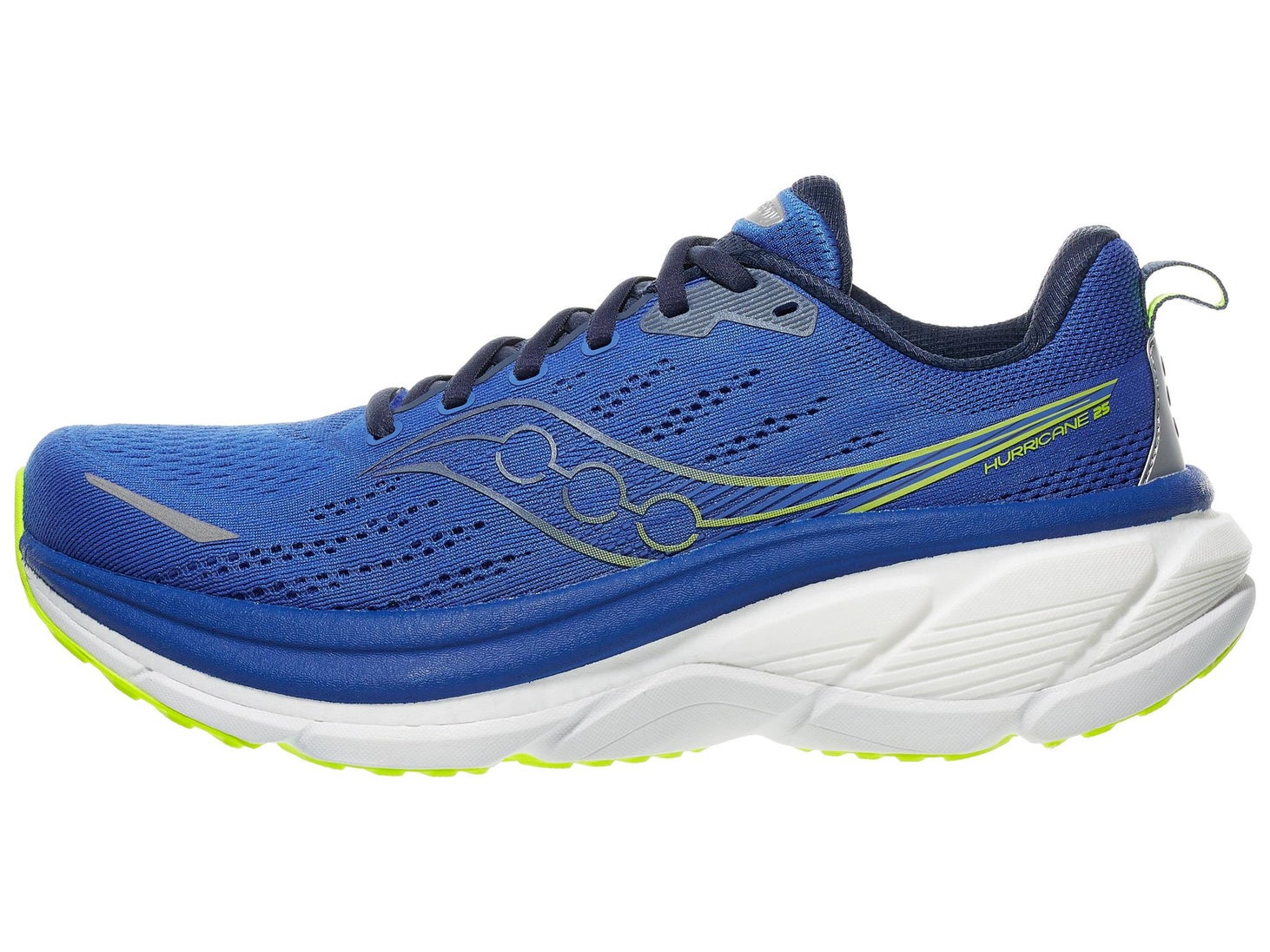 Saucony Hurricane 25 Men's Shoes Lapis/Citron | Running Warehouse