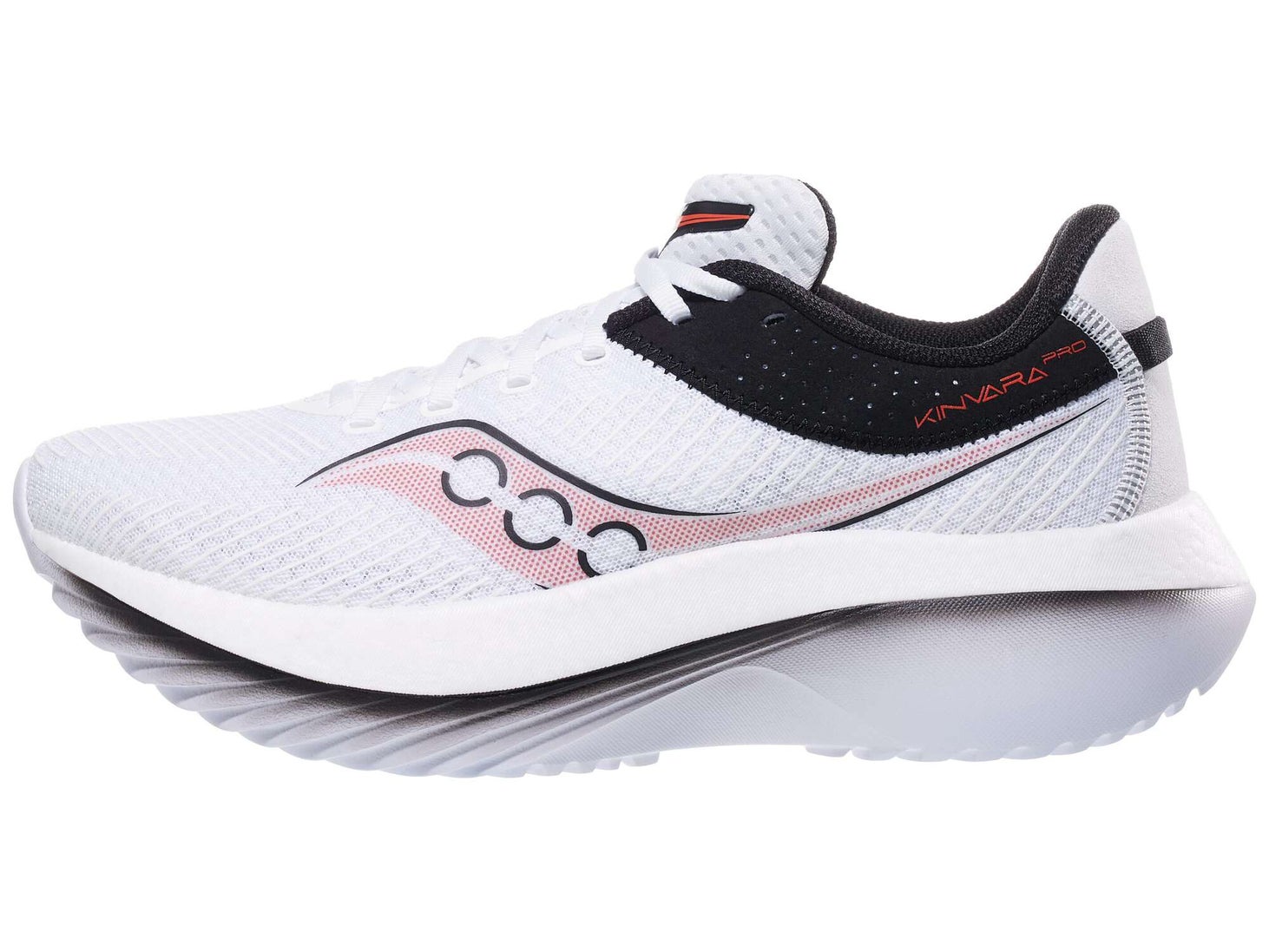 Saucony Kinvara Pro Men's Shoes White/Infrared Running Warehouse