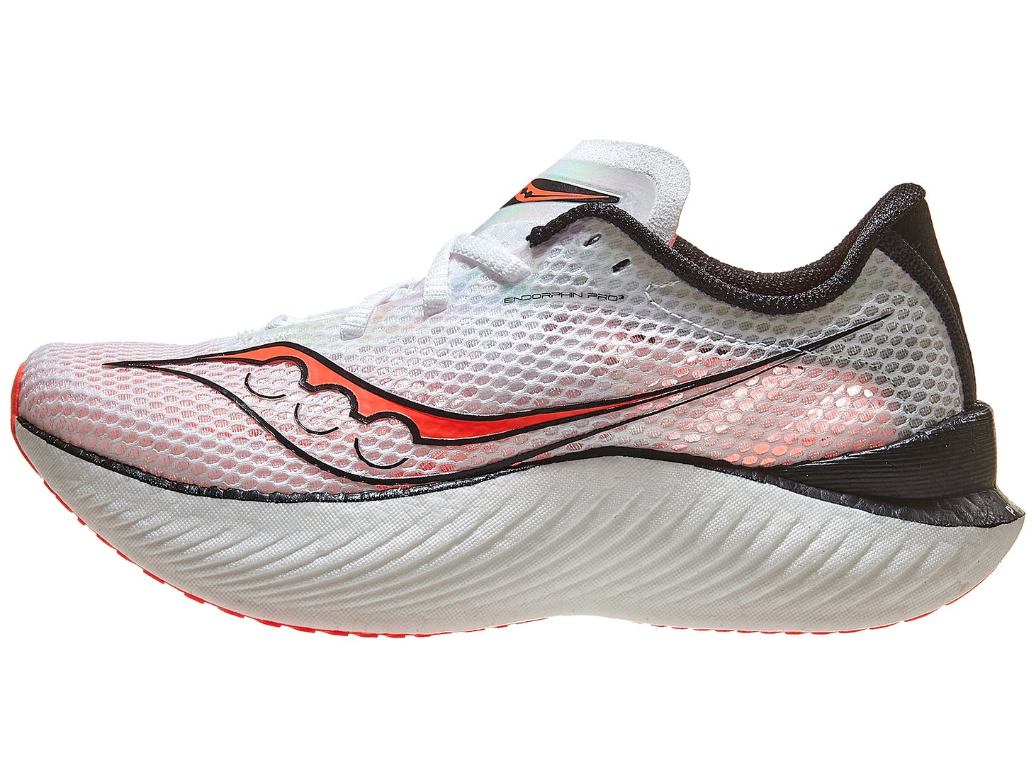Saucony Endorphin Pro 3 Women's Shoes White/Black/VIZI Running Warehouse