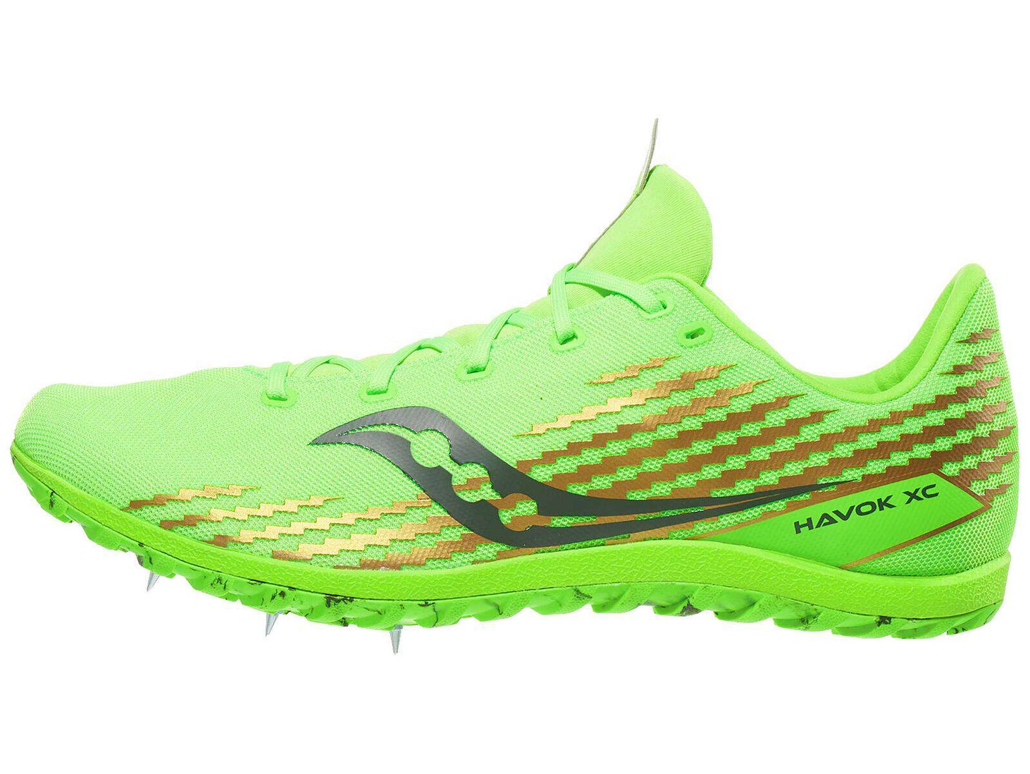 Saucony Havok XC3 Spikes Men's Slime Running Warehouse