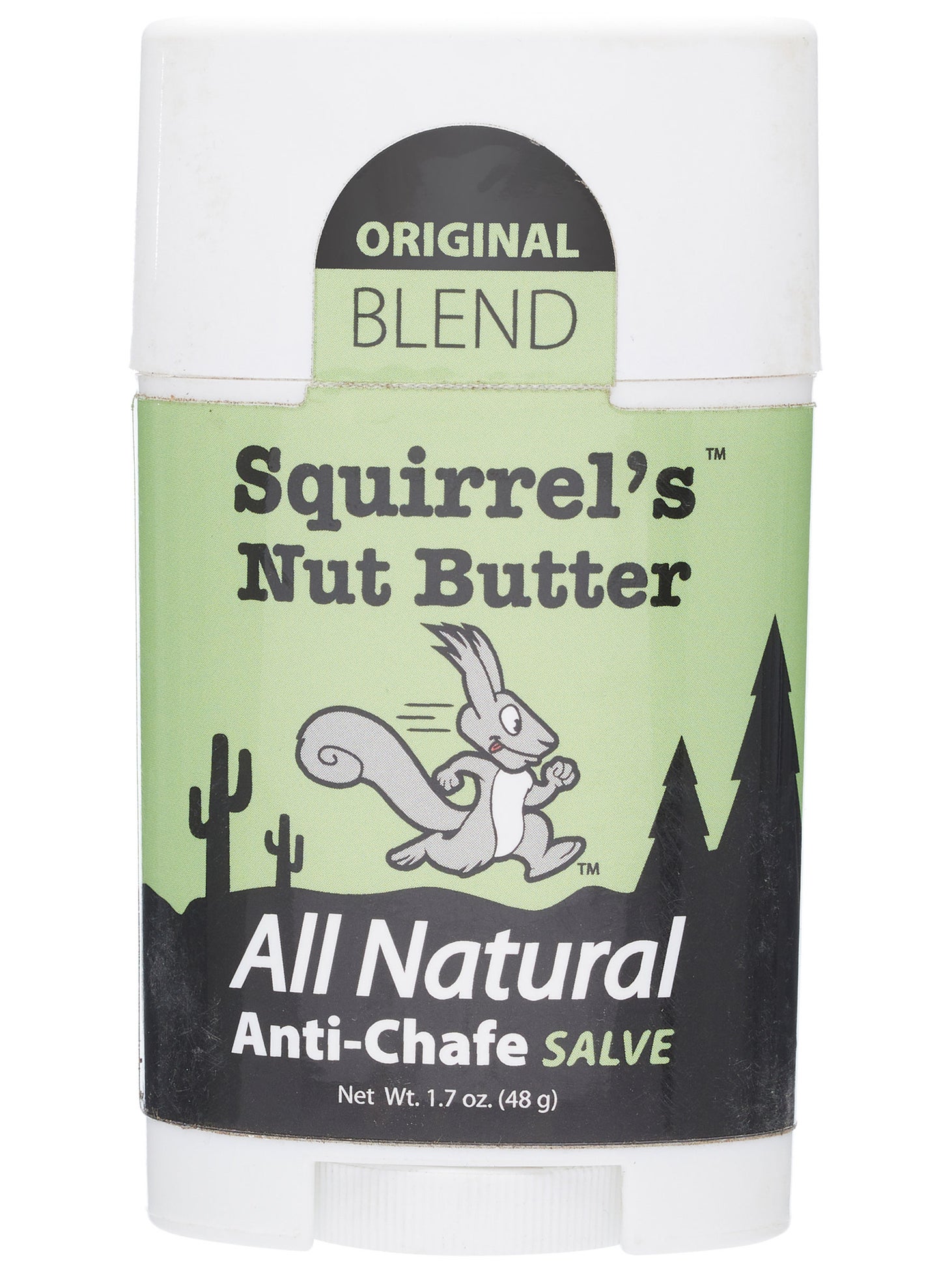 Squirrel's Nut Butter AntiChafe Salve 1.7oz Stick Running Warehouse