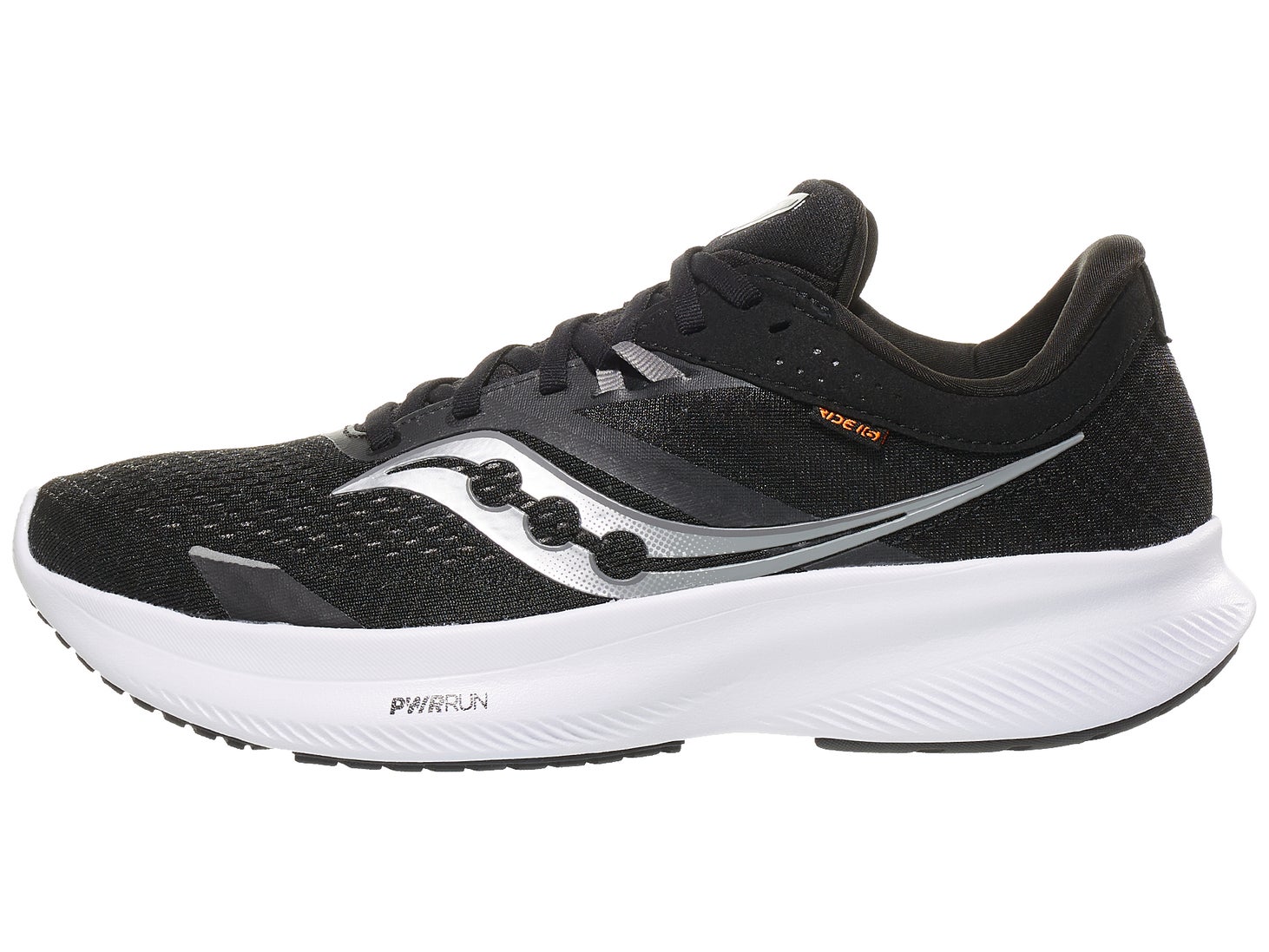 Saucony Ride 16 Men's Shoes Black/White Running Warehouse