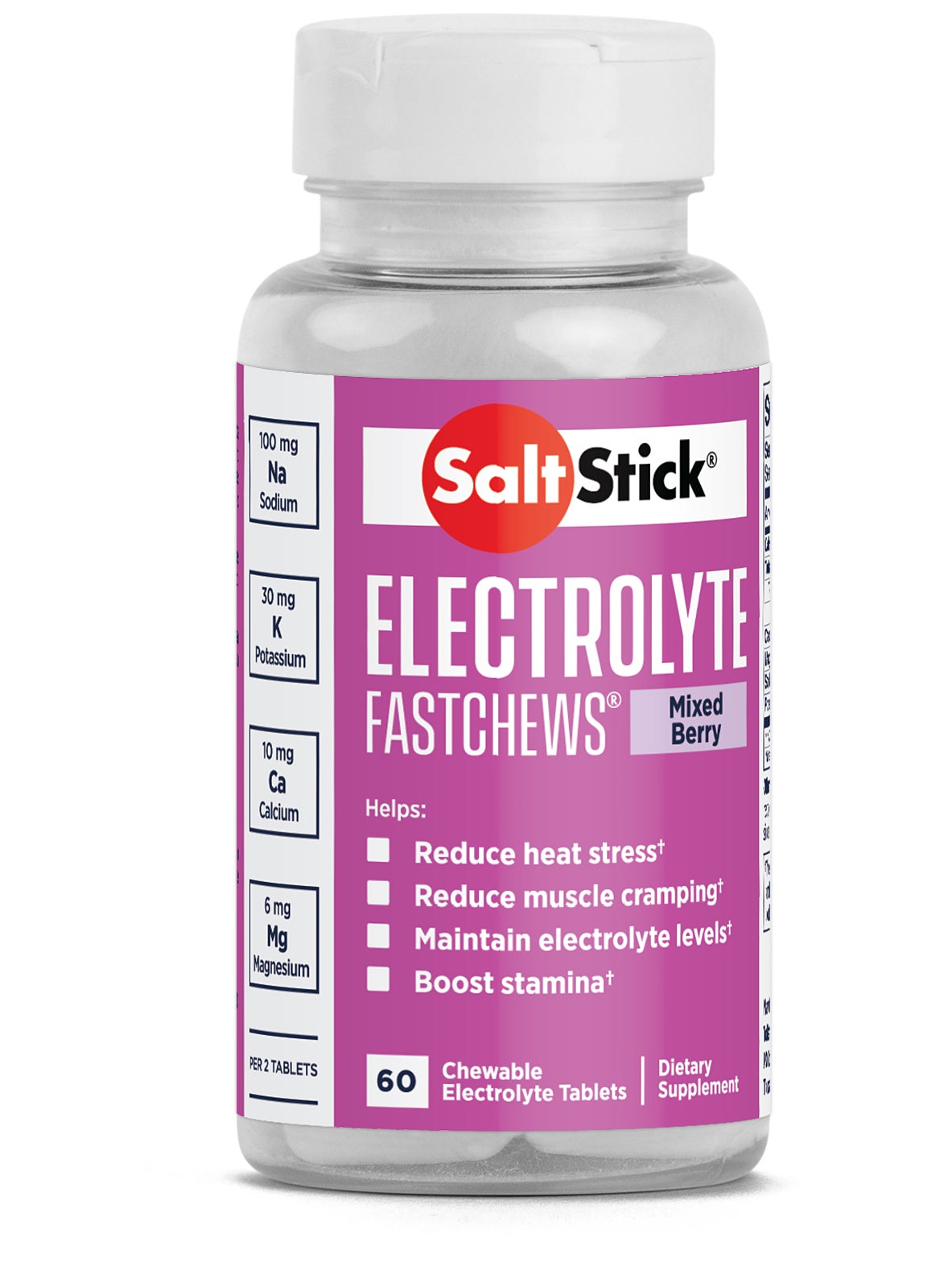 SaltStick Electrolyte Fastchews 60 Tablets Running Warehouse