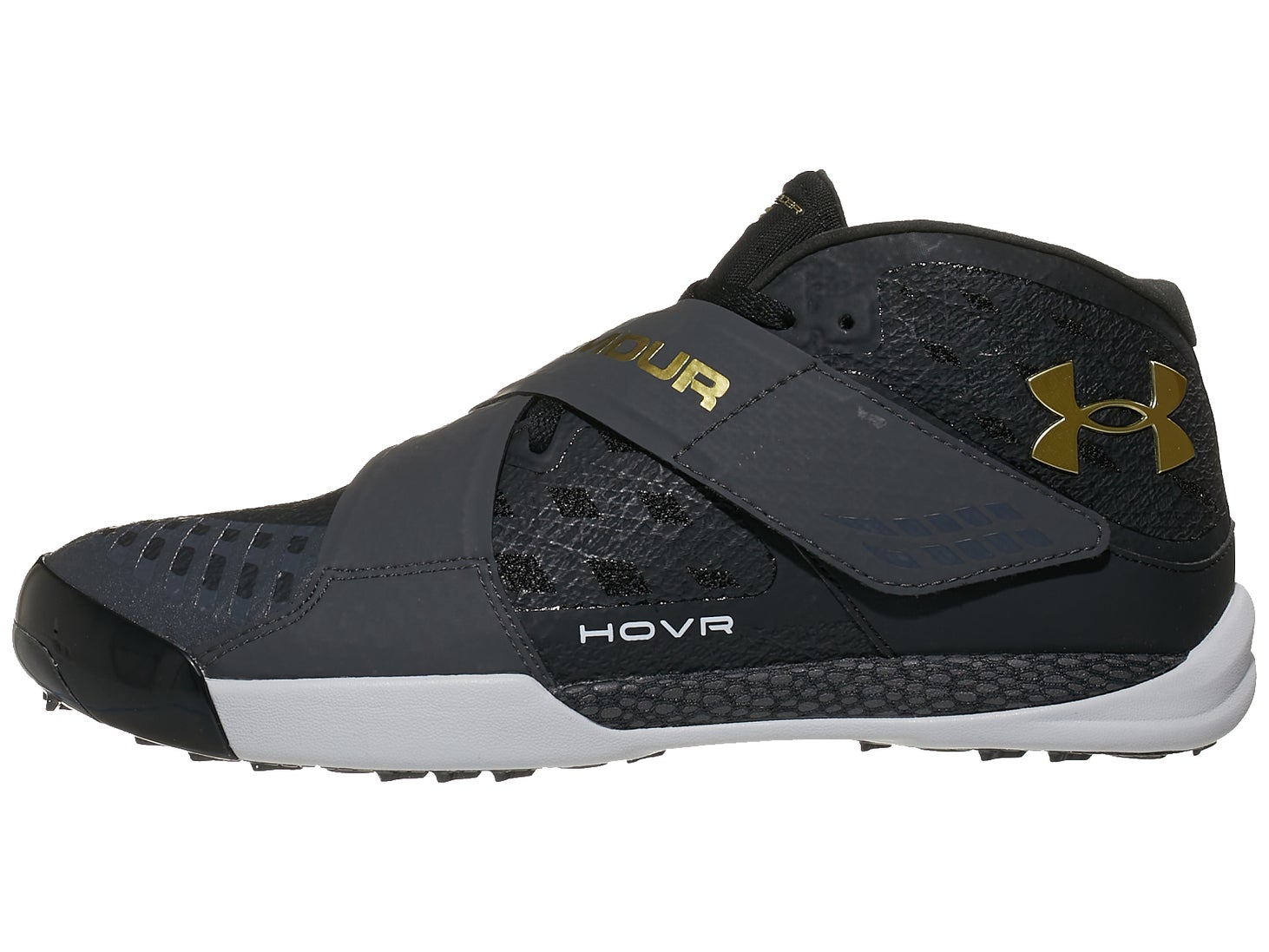 Under Armour HOVR Silencer Javelin Spikes Unisex Black Running Warehouse