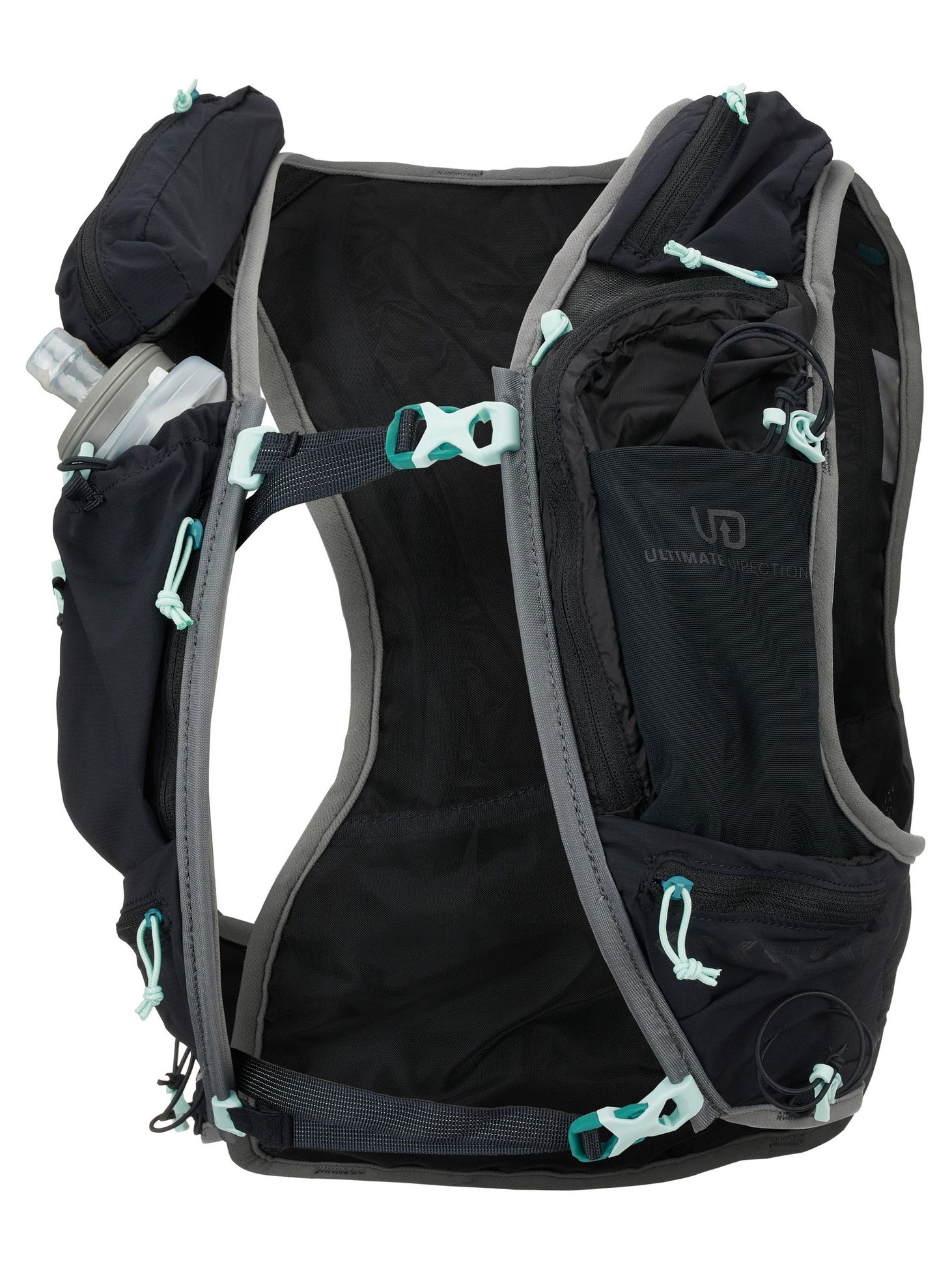 Gilet De Course Ultimate Direction Race Vesta 6.0 – Femme – Grand – Onyx – Sans Bouteilles
