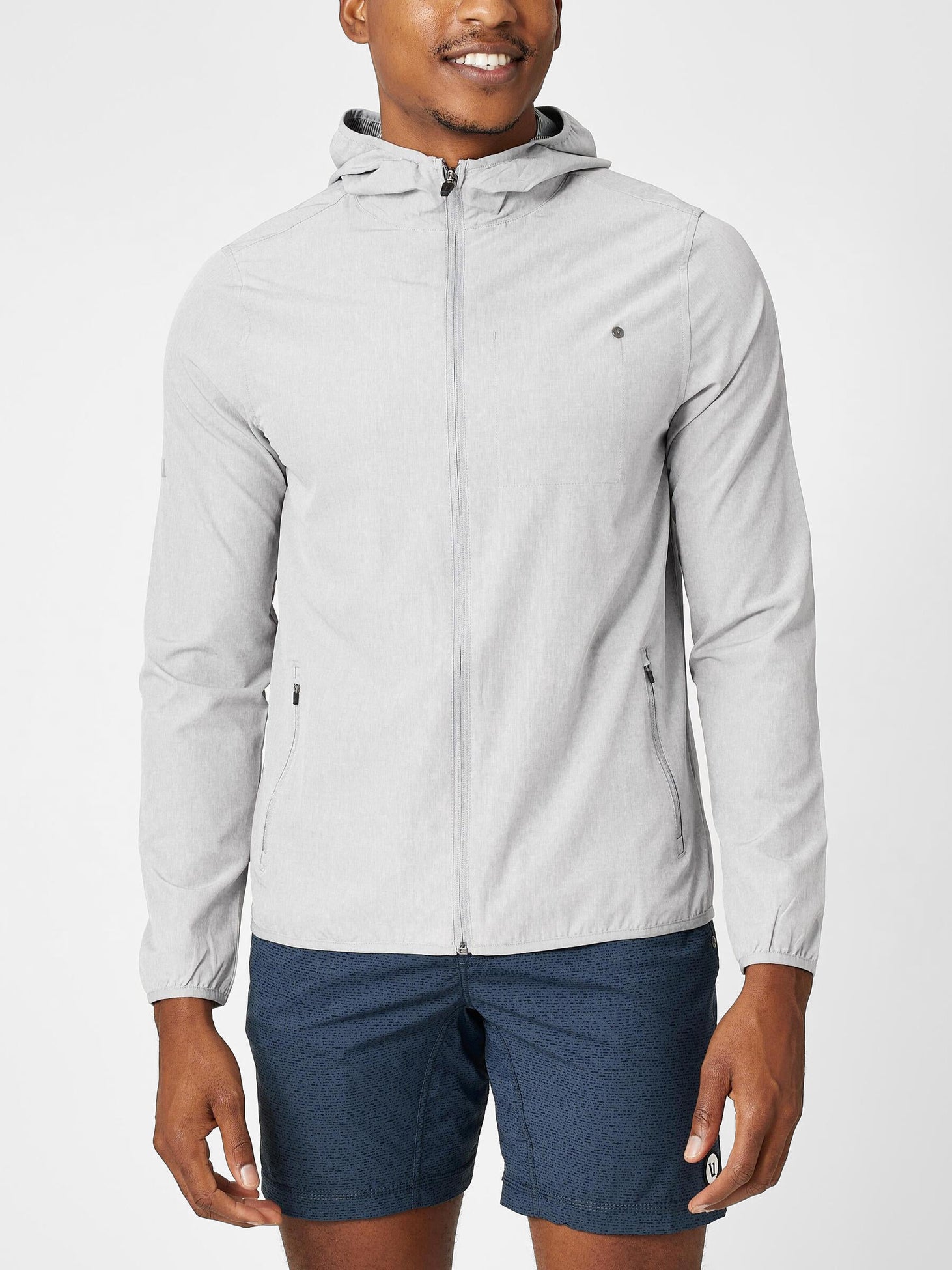 Vuori Men's Outdoor Trainer Shell Platinum Running Warehouse