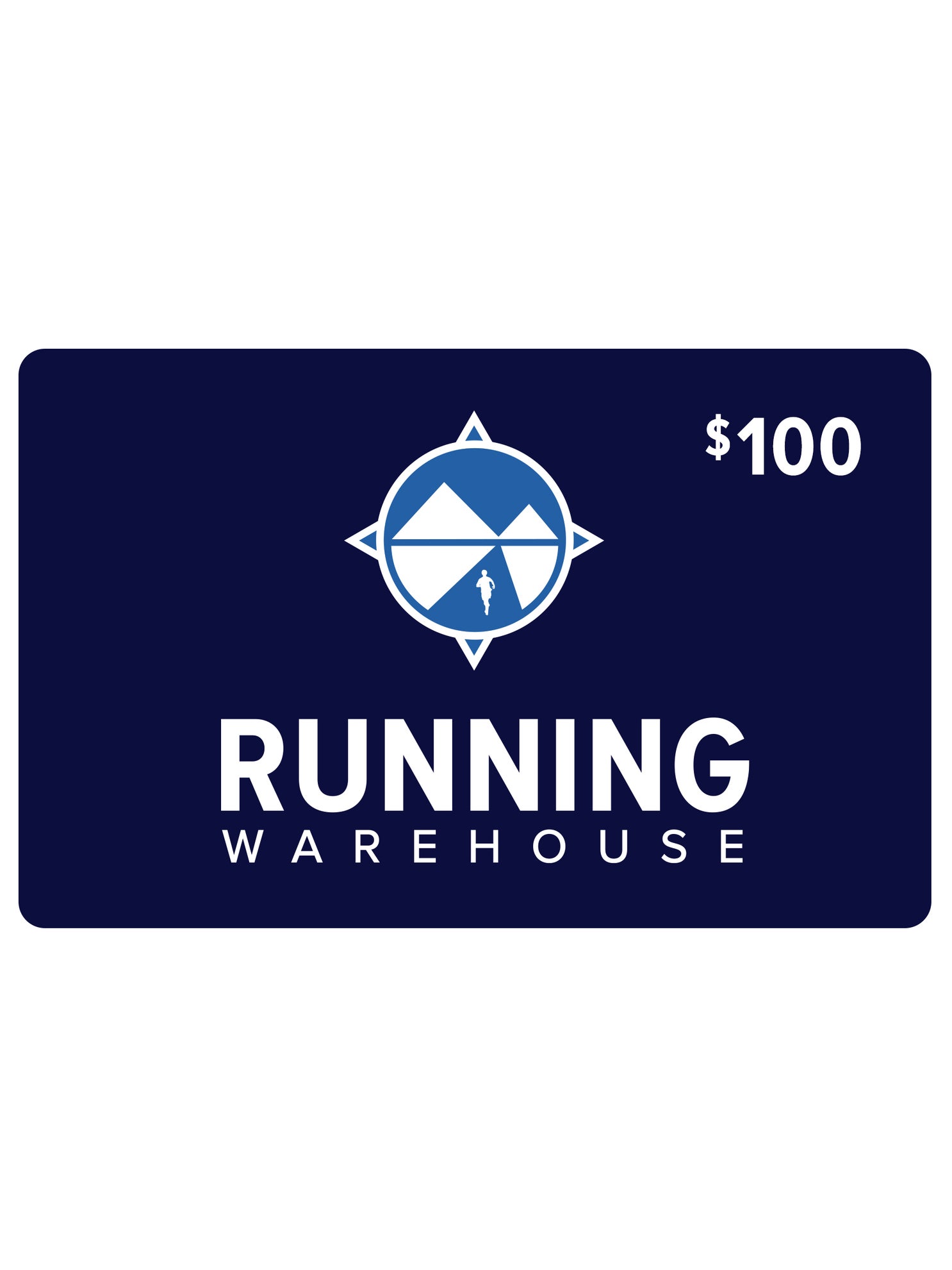 $100 Running Warehouse Gift Card