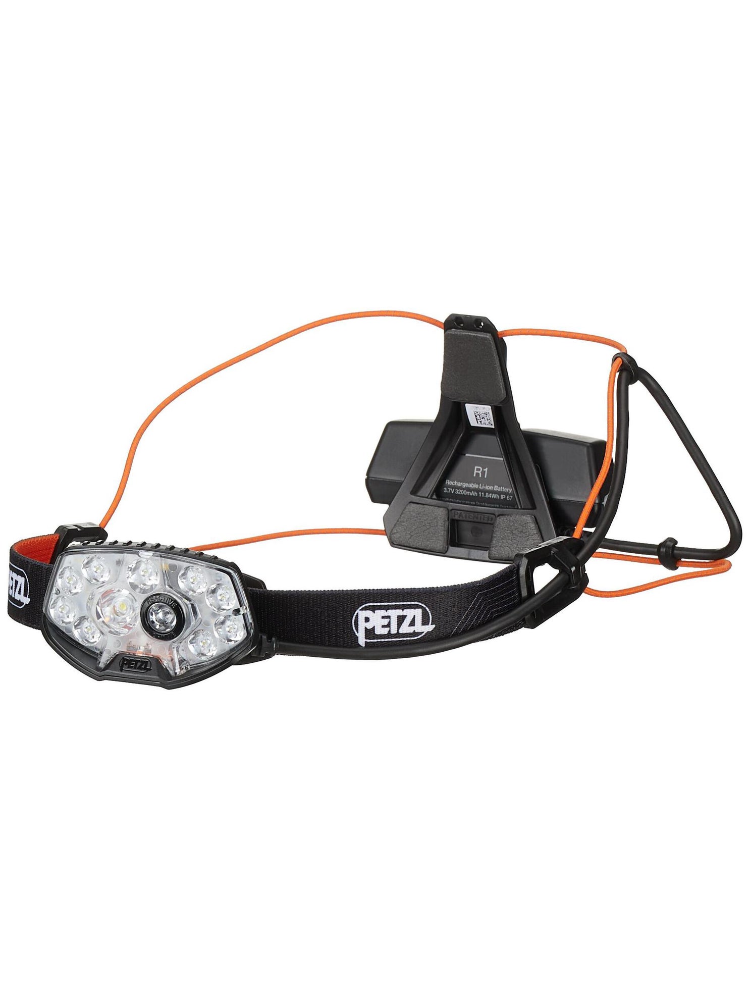 Front and Petzl Nao RL Headlamp