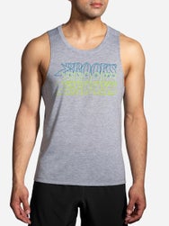 Brooks Men's BR Stack Logo Distance Tank 3.0