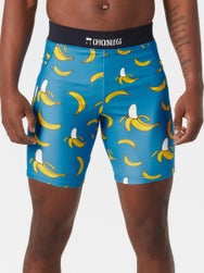 ChicknLegs Men's Blue Bananas 8" Half Tight