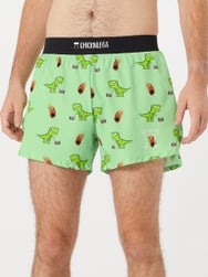 ChicknLegs Men's Dino-sore 4" Half Split Shorts