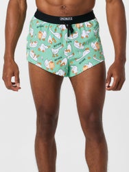 ChicknLegs Men's Silly Goose 2" DS Split Short