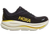 HOKA Bondi 9 Men's Shoes Carbon Black/Yellow Gold