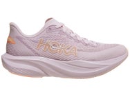 HOKA Mach 7 Women's Shoes Lilac Cream/Tangerine Glow