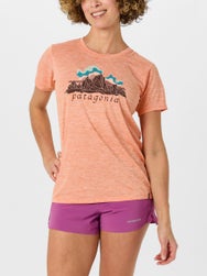 Patagonia Women's Capilene Daily Short Sleeve Fitz Roy