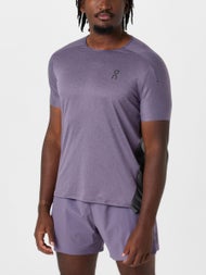 On Men's Short Sleeve Running Shirts