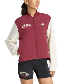 adidas Wmn NYC Jacket SM Shadow Red/White