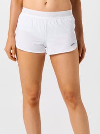Brooks Wom Breakaway 2.5" Short SM White