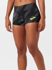 Brooks Women's Elite Short Tight Black Zag