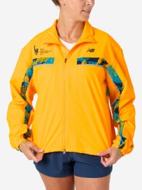 NB Wmn NYC Marathon Jacket SM Satsuma Orange