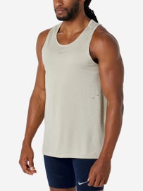 Nike Men's AF Stride Singlet SM Light Silver/Volt