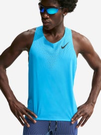Nike Men Aeroswift Singlet XL Lt Current Blue 