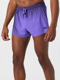 NB Men RC Printed 3" Short LG Electric Purple