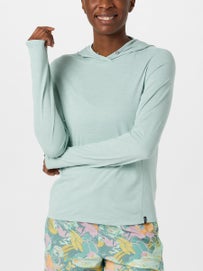Patagoia Wom Cap Sun Hoodie LG Thermal Blue