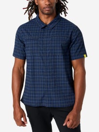 rabbit Men High Country SS XL Dress Blues Plaid
