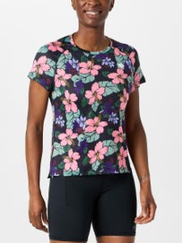 rabbit Wmn EZ SS XS Hibiscus Floral