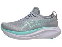 ASICS Gel Nimbus 27 Women's Shoes Piedmont Grey/Mint