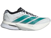 adidas adizero Boston 13 Women's Shoes White/Teal/Grey