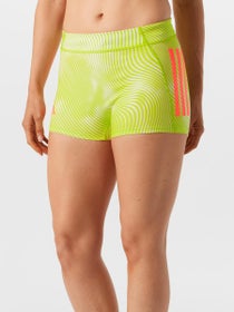 adidas Women's adizero Solar Yellow Print Boyshort