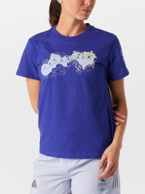 adidas Women's Boston Marathon 2025 Map Tee