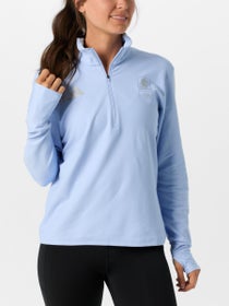 adidas Women's Boston Marathon 25 OTR 1/2 Zip Tee